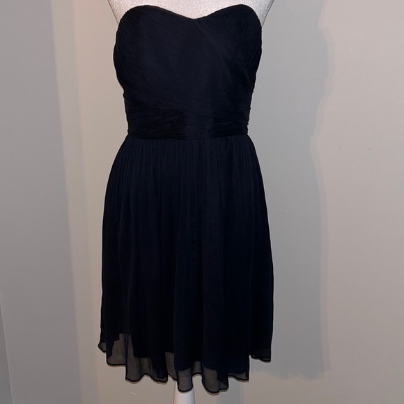 J.Crew Silk Strapless Dress Size 8βββ - Picture 2 of 8